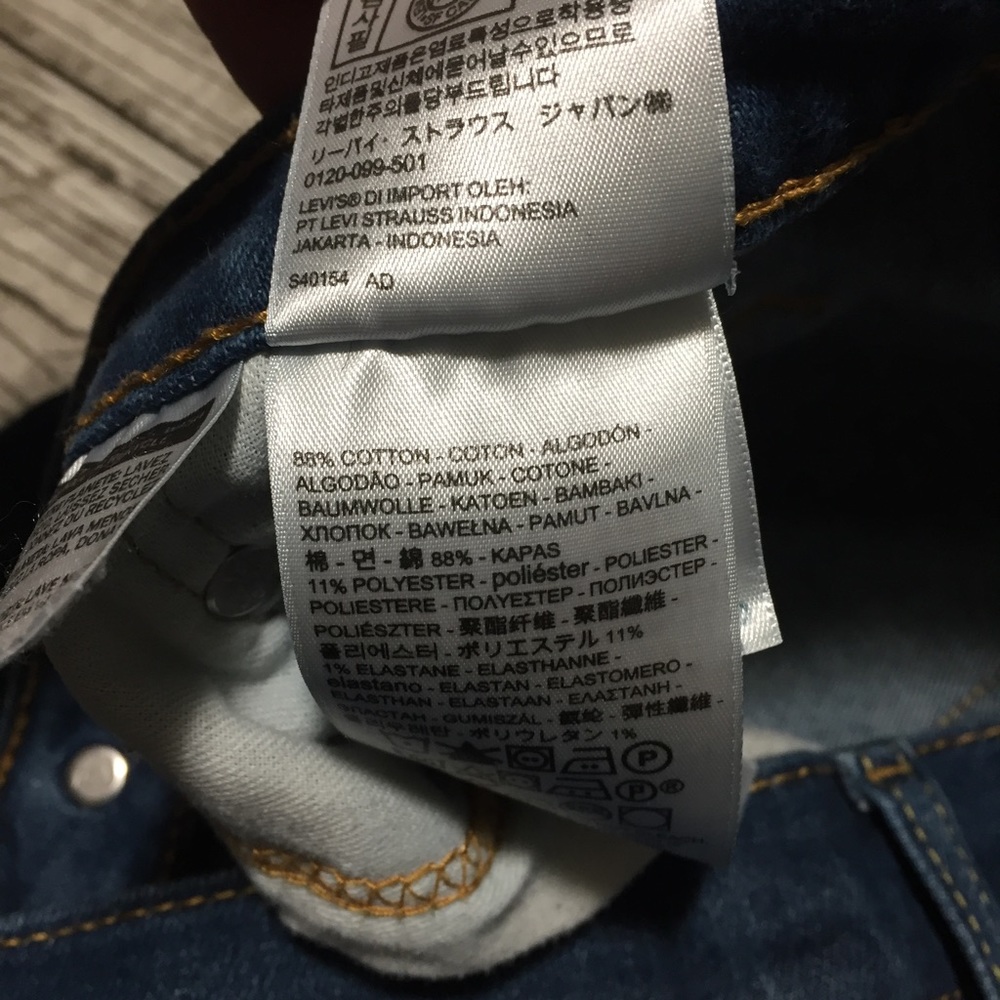 Levi’s 514 Straight Jeans Men’s 34x30 Med Wash Blue Denim Stretch (Read Desc) - Picture 13 of 13